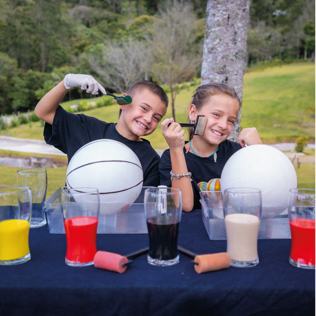 Balón drip painting party